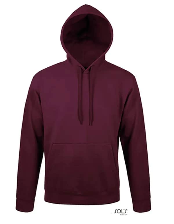 Unisex Hooded Sweat-Shirt Snake - Burgundy