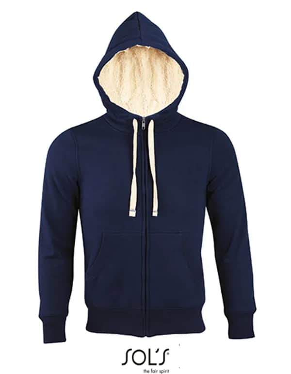 Unisex Zipped Jacket Sherpa - French Navy