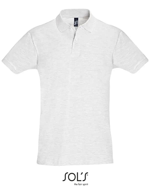 Men´s Polo Shirt Perfect - Ash (Heather)