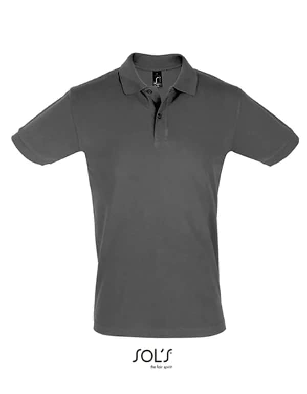 Men´s Polo Shirt Perfect - Dark Grey (Solid)