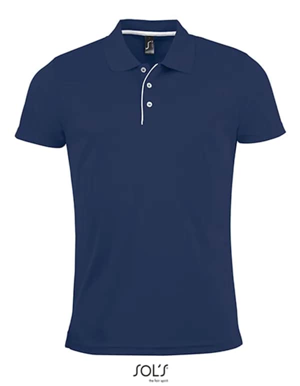 Men´s Sports Polo Shirt Performer - French Navy