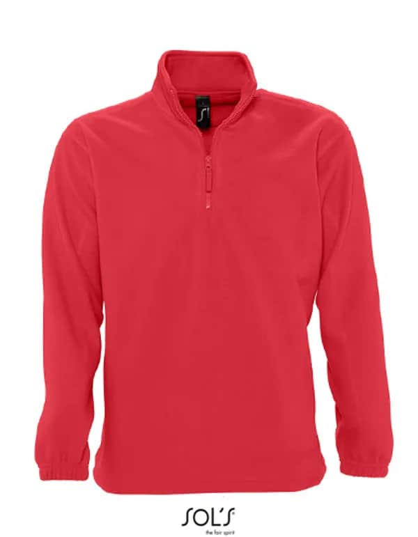 Half-Zip Fleece Ness - Red