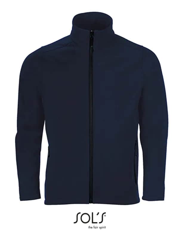 Men´s Softshell Zip Jacket Race - French Navy