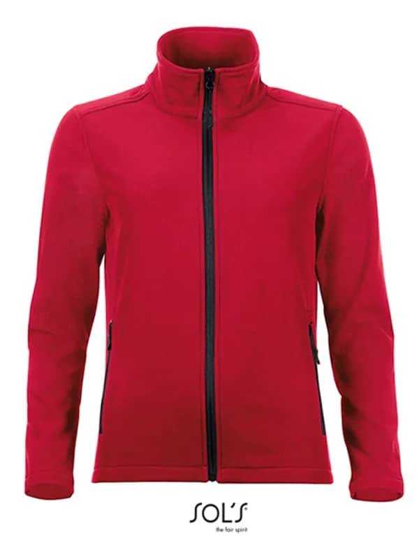 Women´s Softshell Zip Jacket Race - Pepper Red