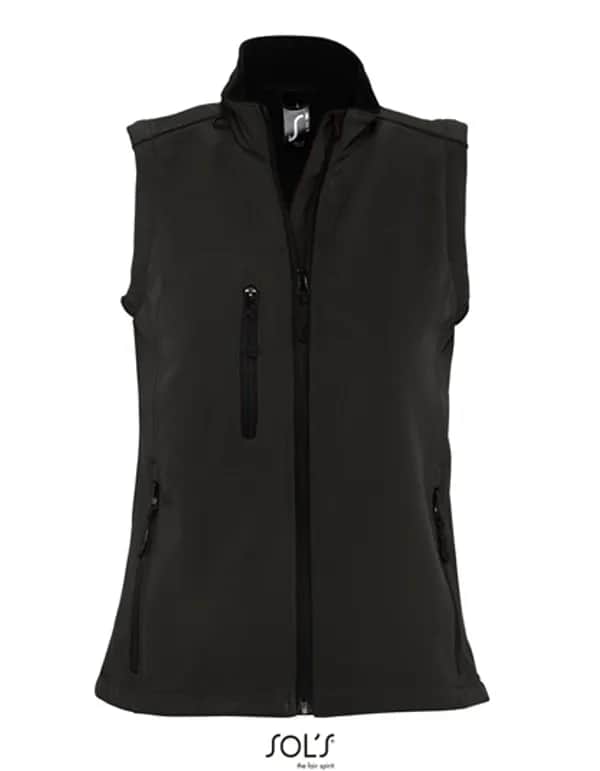 Women´s Sleeveless Softshell Rallye - Black