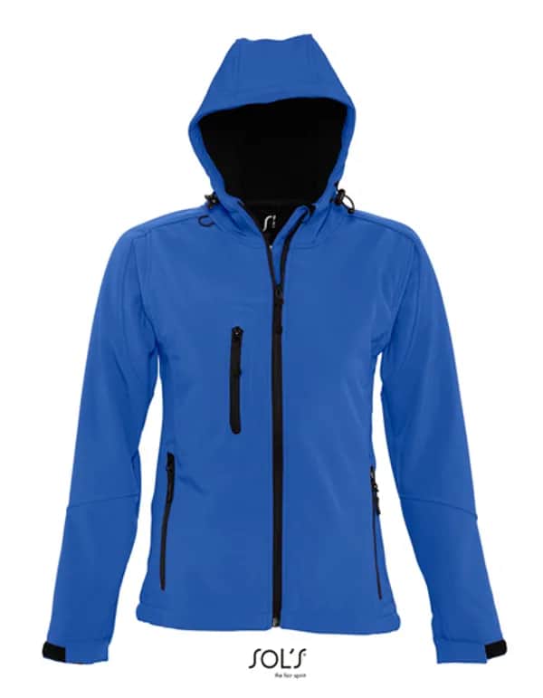 Women´s Hooded Softshell Jacket Replay - Royal Blue 241