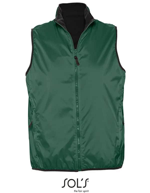 Unisex Reversible Bodywarmer Winner - Forest Green