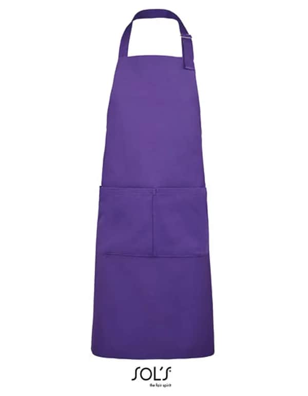 Long Apron Gala - Dark Purple