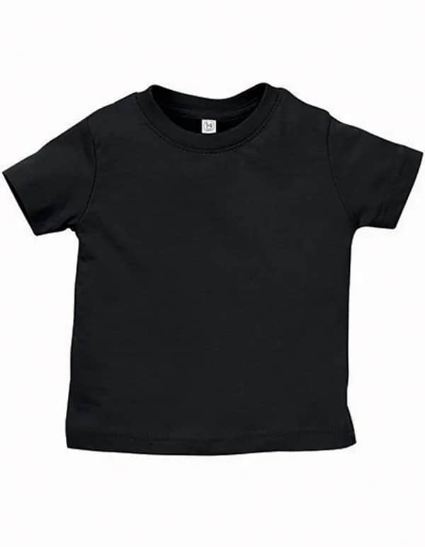 Infant Fine Jersey T-Shirt - Black