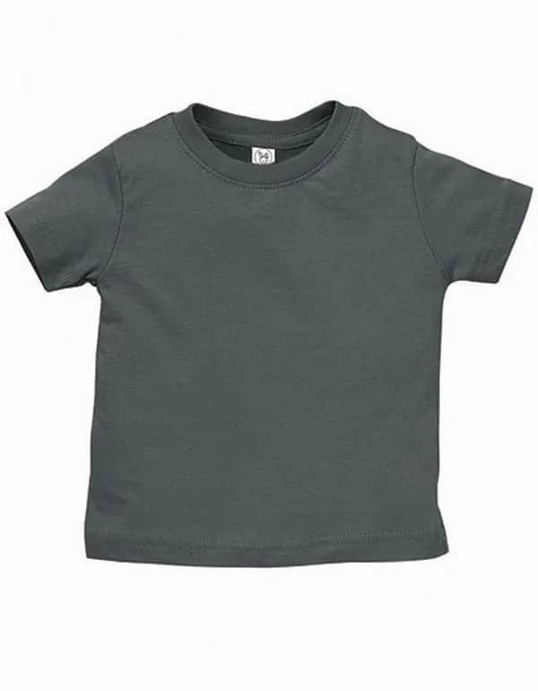 Infant Fine Jersey T-Shirt - Charcoal