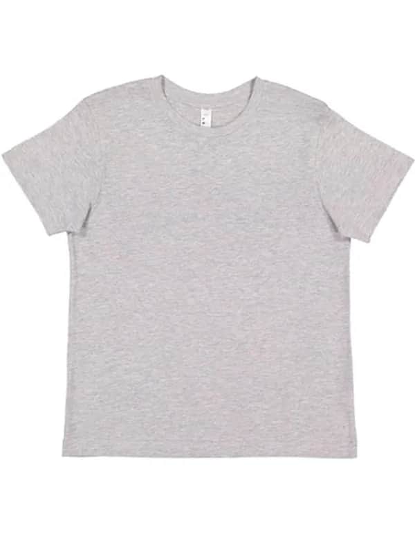 Youth Fine Jersey T-Shirt - Heather Grey