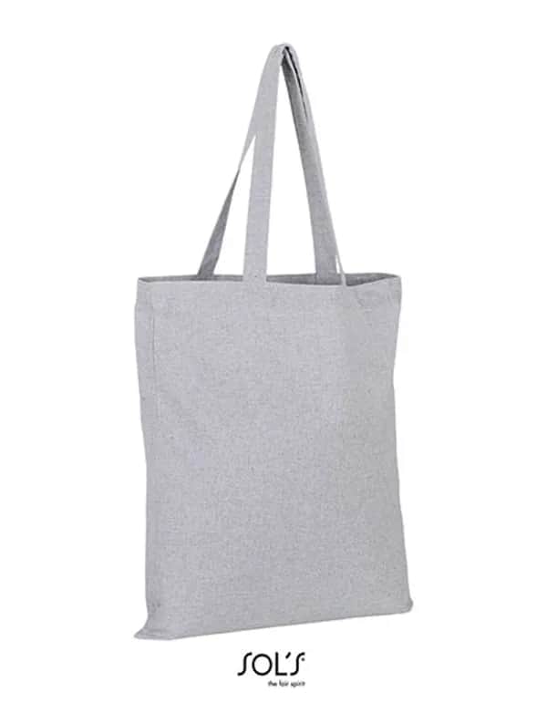 Awake Recycled Shopping Bag - Grey Melange