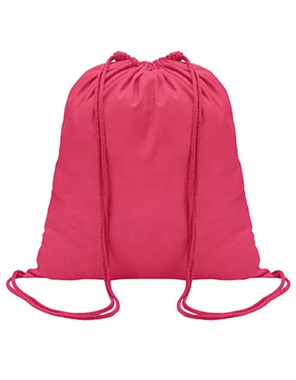 Drawstring Backpack Genova - Dark Pink