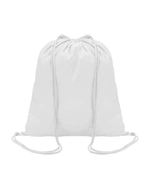 Drawstring Backpack Genova - White