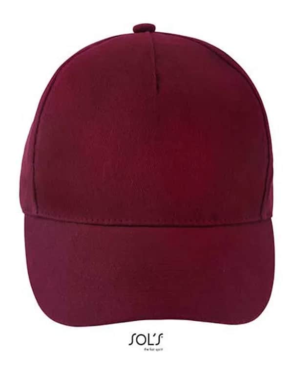 Five Panels Cap Long Beach - Burgundy