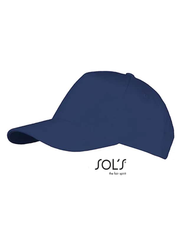 Five Panels Cap Long Beach - French Navy