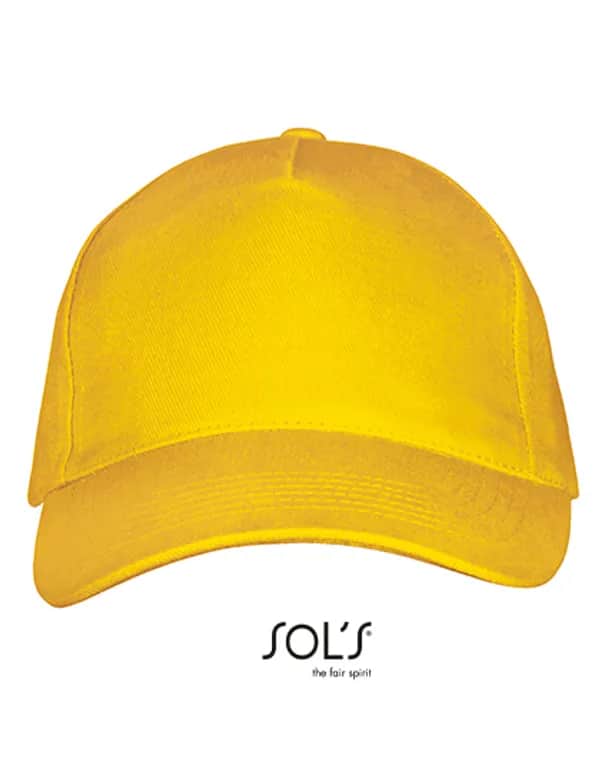 Five Panels Cap Long Beach - Gold