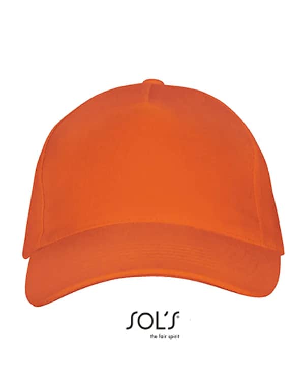 Five Panels Cap Long Beach - Orange