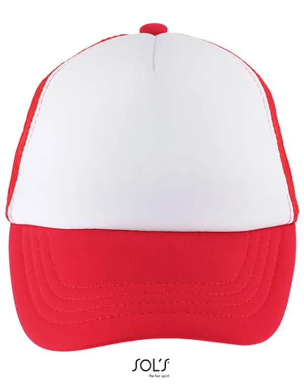 Kids´ Bubble Cap - White/Red