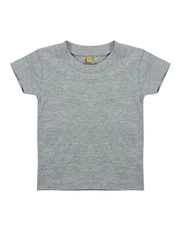 Baby-Kids Crew Neck T-Shirt - Heather Grey