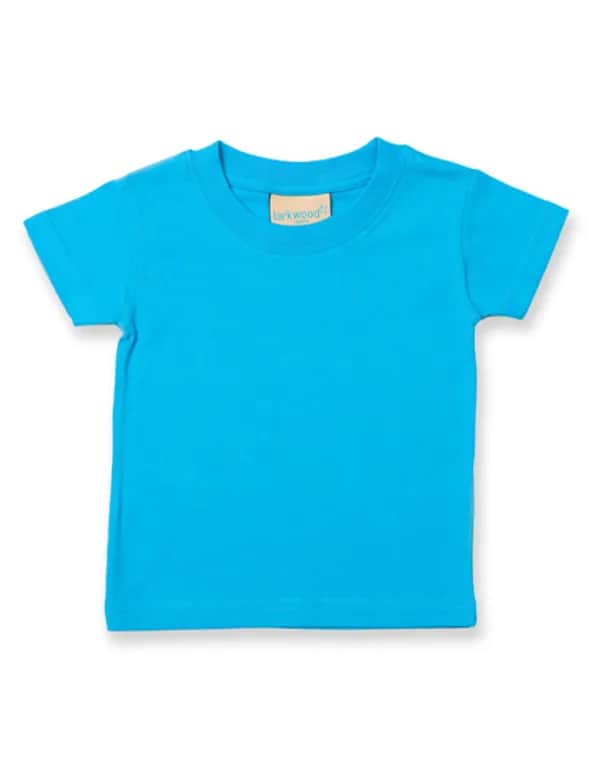 Baby-Kids Crew Neck T-Shirt - Turquoise