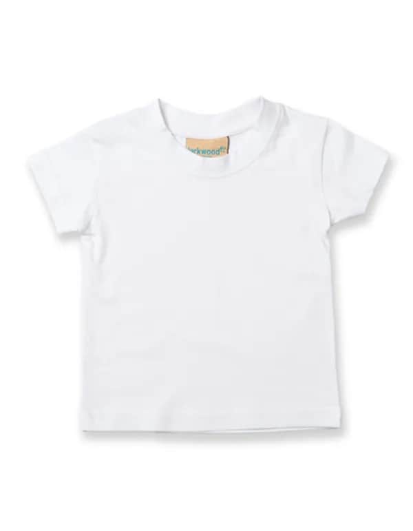 Baby-Kids Crew Neck T-Shirt - White