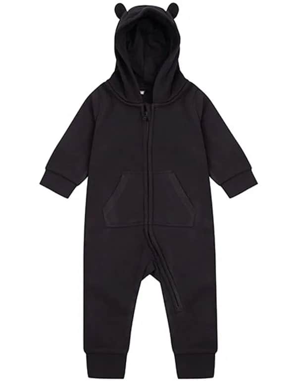 Toddler Fleece All In One - Black