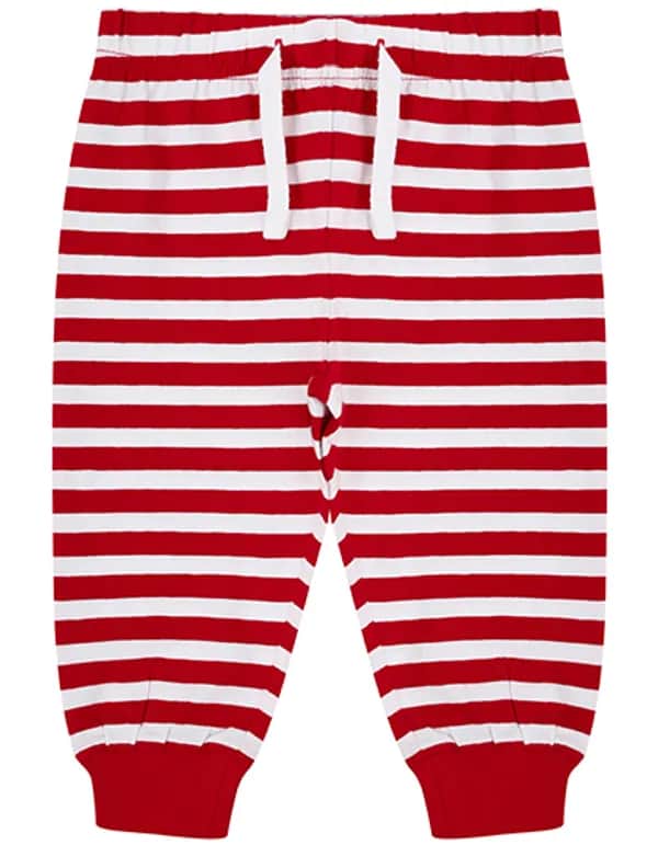 Baby Lounge Pants - Red/White Stripes