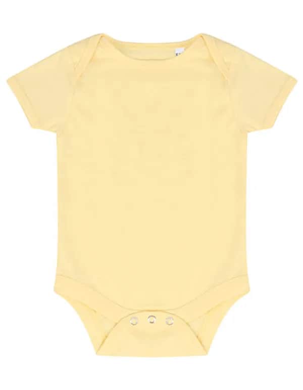 Essential Short Sleeved Bodysuit - Pale Yellow