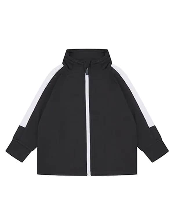 Kids Track Top - Black/White
