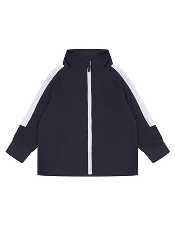 Kids Track Top - Navy/White