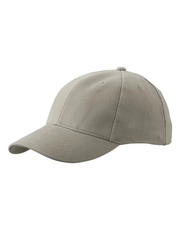 6-Panel Cap Laminated - Beige