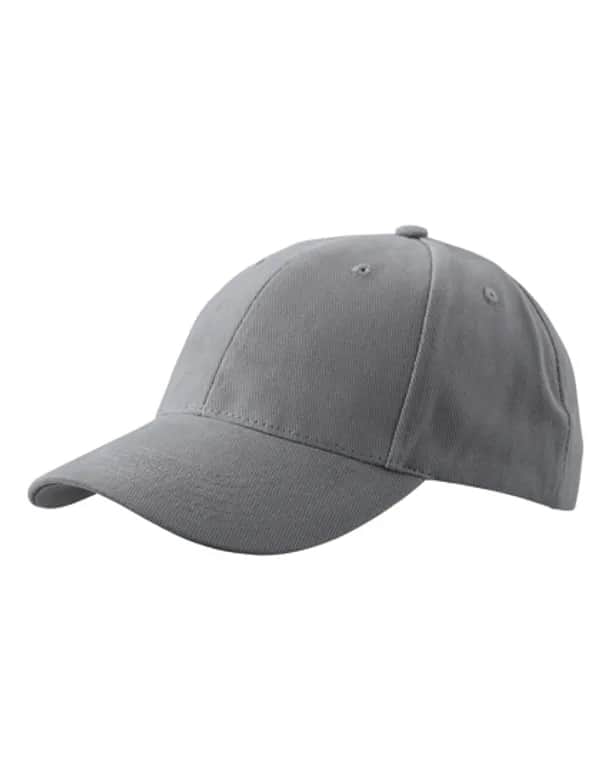 6-Panel Cap Laminated - Dark Grey