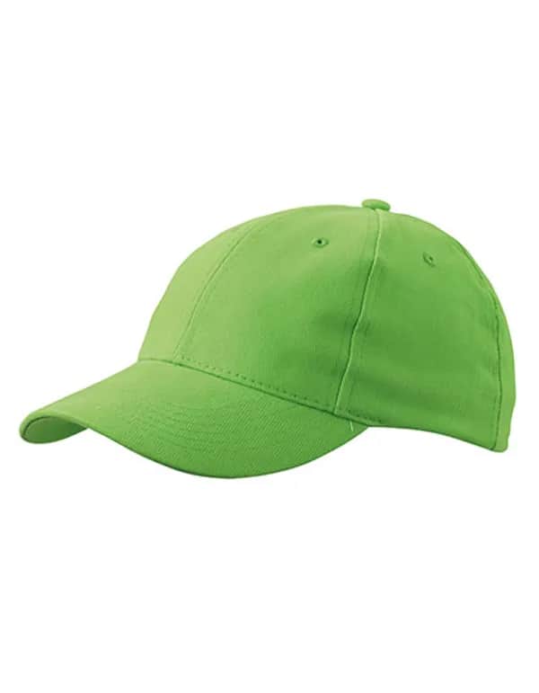 6-Panel Cap Laminated - Lime Green