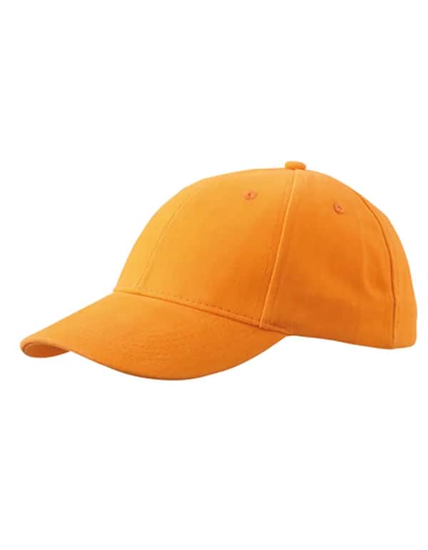 6-Panel Cap Laminated - Orange