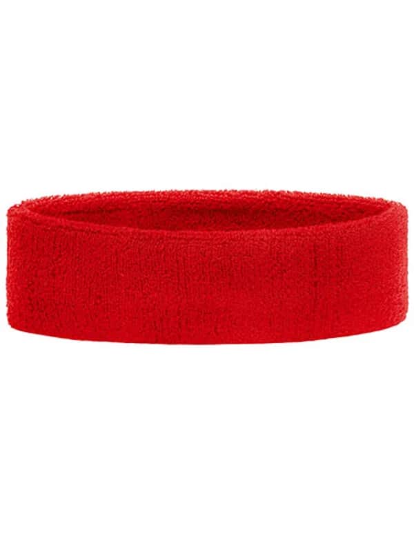 Terry Headband - Red