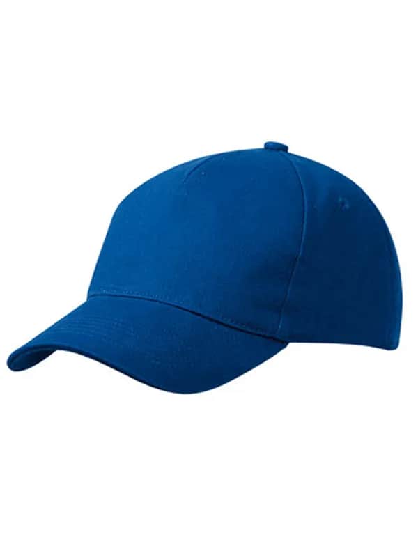 5 Panel Cap Heavy Cotton - Royal