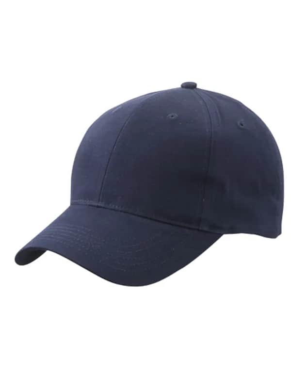 Brushed 6-Panel Cap - Navy