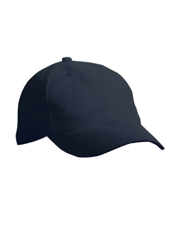 6 Panel Softlining Raver Cap - Navy