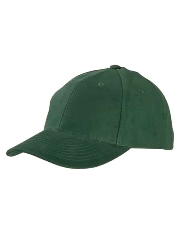 6-Panel Raver Cap Laminated - Dark Green