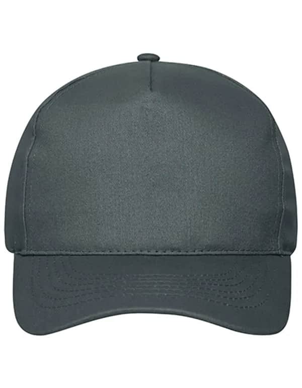 5 Panel Cap Bio Cotton - Graphite