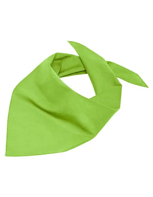 Triangular Scarf - Lime Green