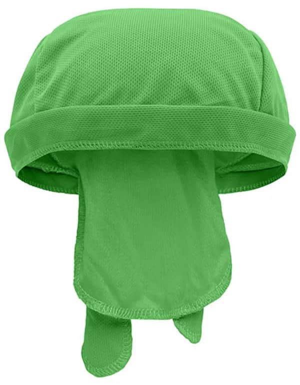 Functional Bandana Hat - Lime Green