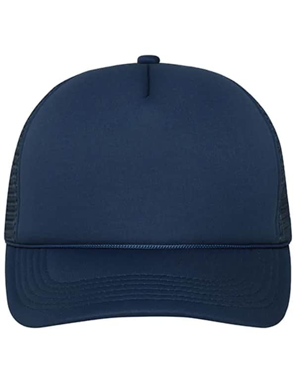 5 Panel Retro Mesh Cap - Navy/Navy
