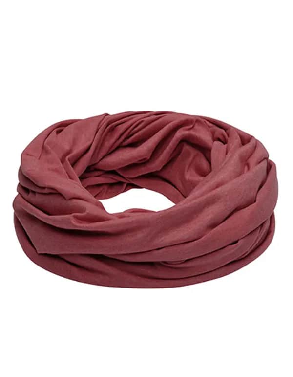 Heather Summer Loop-Scarf - Wine Melange