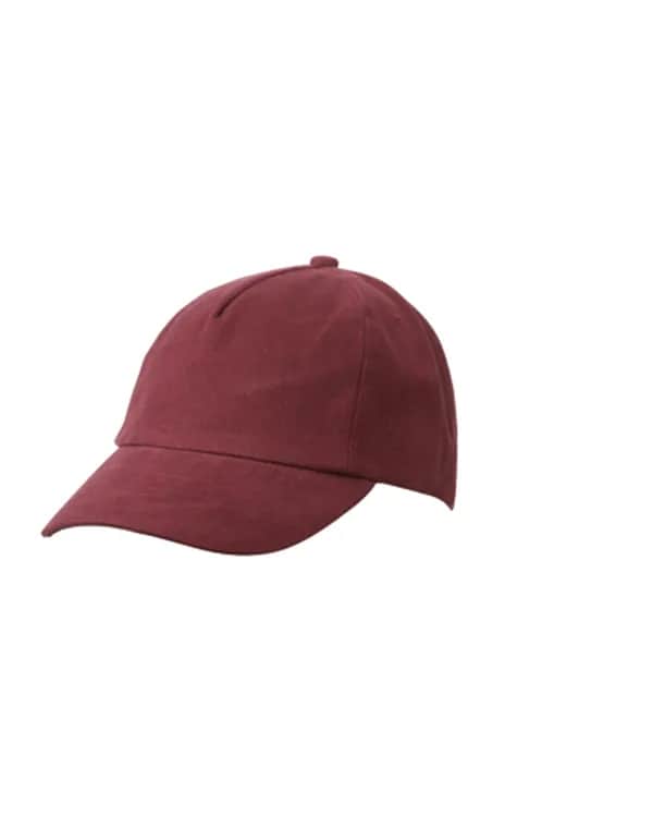 Kids´ 5-Panel Cap - Burgundy