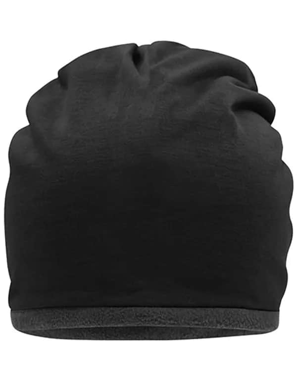 Fleece Beanie - Black/Carbon