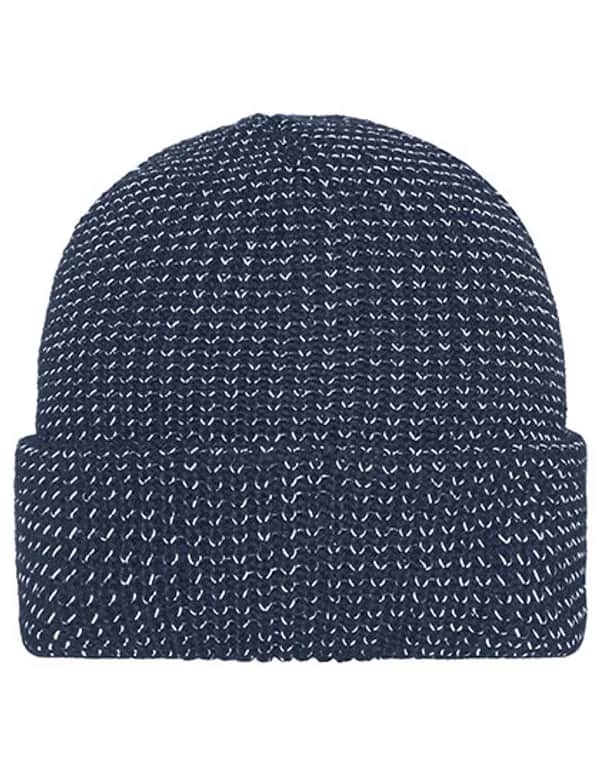 Reflective Winter Beanie - Navy