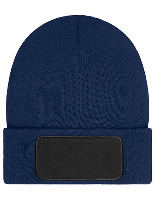 Beanie with Patch - Thinsulate - Navy