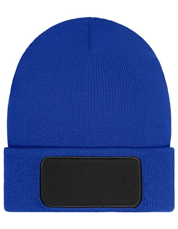 Beanie with Patch - Thinsulate - Royal